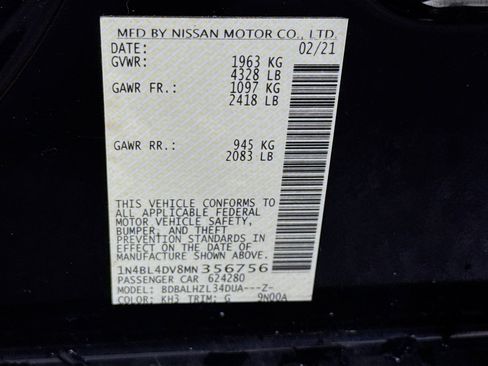 Used 2021 Nissan Altima 2.5 SV image 40