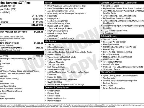 Certified 2024 Dodge Durango SXT image 44
