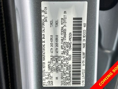 Certified 2024 Toyota Tacoma TRD Sport w/ TRD Sport Upgrade Package image 29