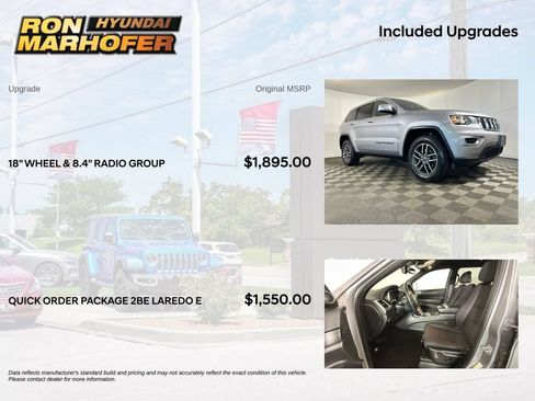Used 2019 Jeep Grand Cherokee Laredo w/ 18" Wheel & 8.4" Radio Group AWD/4WD image 6