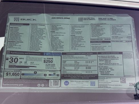 New 2026 Buick Envista Avenir image 19