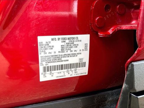 Certified 2022 Ford Explorer ST w/ Equipment Group 401A image 36