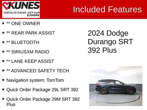 Used 2024 Dodge Durango SRT AWD/4WD image 4