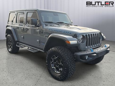 Used 2021 Jeep Wrangler Unlimited Rubicon 4xe w/ Steel Bumper Group AWD/4WD image 8