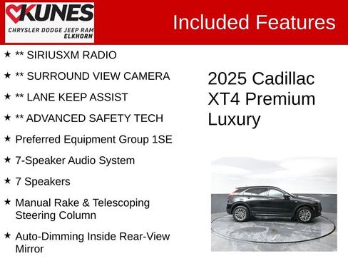 Used 2025 Cadillac XT4 Premium Luxury image 3