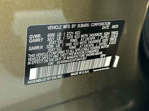 Certified 2023 Subaru Ascent Limited AWD/4WD image 36