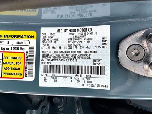 Used 2022 Ford Bronco Sport Big Bend w/ Convenience Package AWD/4WD image 34