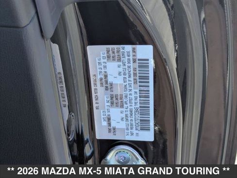 New 2026 MAZDA MX-5 Miata Grand Touring w/ Weather Package RWD image 15