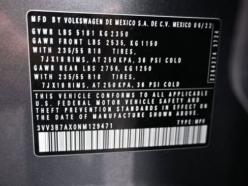 Used 2022 Volkswagen Tiguan SE FWD image 4