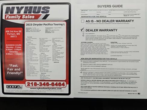 Used 2023 Chrysler Pacifica Touring-L image 59