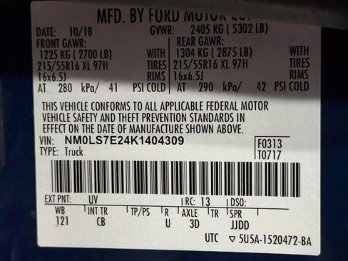 Used 2019 Ford Transit Connect XL image 38