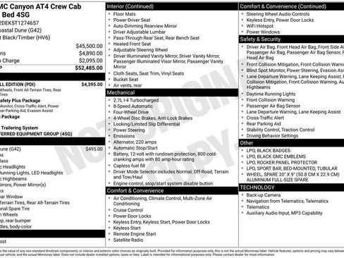 New 2026 GMC Canyon AT4 w/ Nightfall Edition AWD/4WD image 5