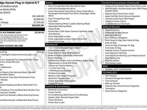 Used 2024 Dodge Hornet R/T w/ Tech Pack w/o Parking image 30