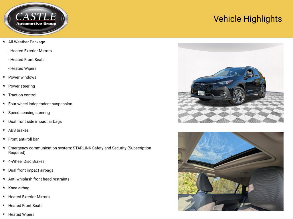 Used 2024 Subaru Crosstrek 2.0i Premium AWD/4WD image 4
