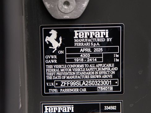Used 2025 Ferrari 296 GTB RWD image 45