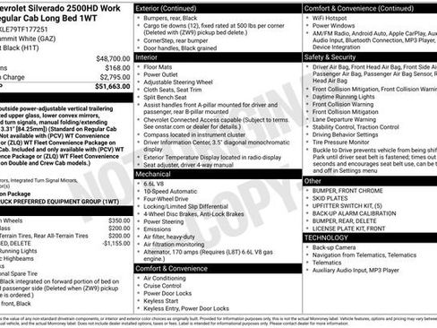 New 2026 Chevrolet Silverado 2500 W/T AWD/4WD image 3