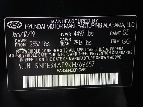 Used 2019 Hyundai Sonata SEL FWD image 62