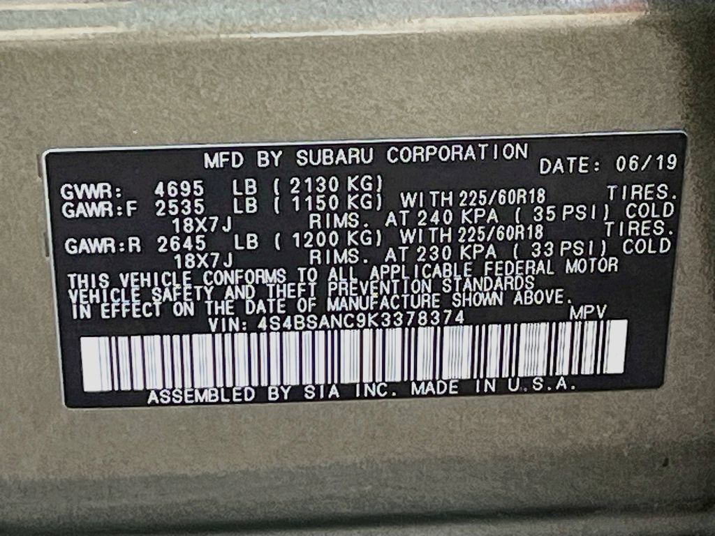 Used 2019 Subaru Outback 2.5i Limited w/ Popular Package #2 AWD/4WD image 33