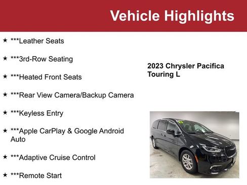 Used 2023 Chrysler Pacifica Touring-L image 2