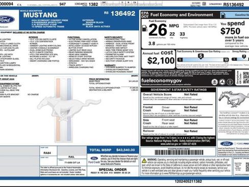 Used 2024 Ford Mustang Premium image 12