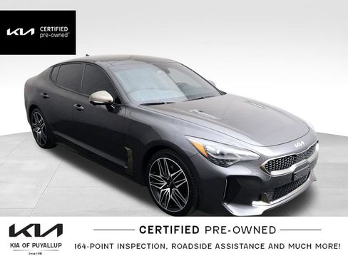 Certified 2022 Kia Stinger GT2 w/ Red Interior Color Package RWD image 4