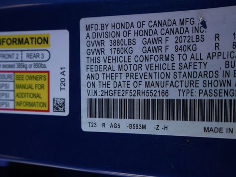 Used 2024 Honda Civic Sport image 36