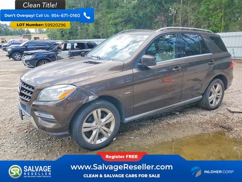 Used 2012 Mercedes-Benz ML 350 BlueTEC 4MATIC image 1