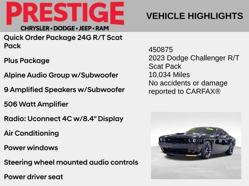 Used 2023 Dodge Challenger R/T Scat Pack w/ Plus Package image 2