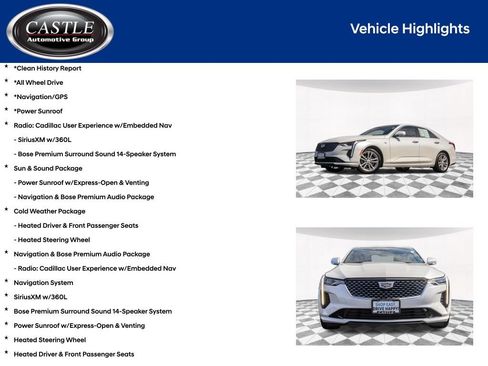 Used 2023 Cadillac CT4 Luxury w/ Sun And Sound Package AWD/4WD image 4