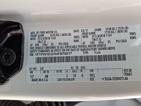 Used 2017 Ford F150 Lariat w/ Equipment Group 501A Mid image 27