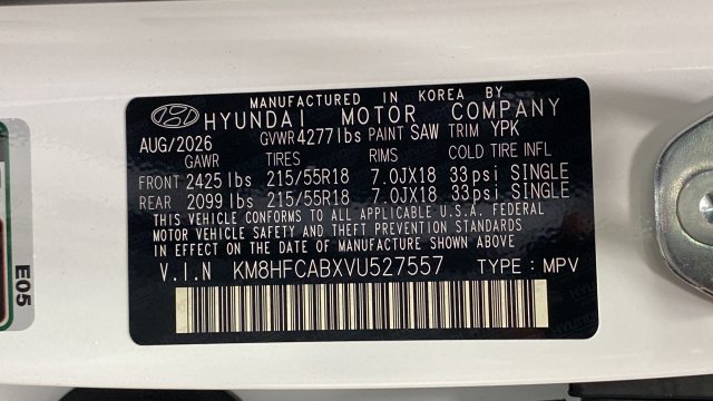 New 2027 Hyundai Kona SEL Sport AWD/4WD image 28