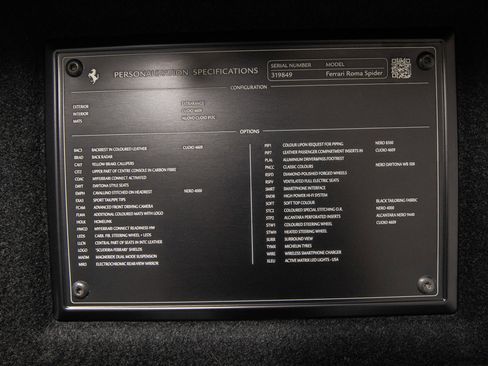 Certified 2025 Ferrari Roma Spider image 56