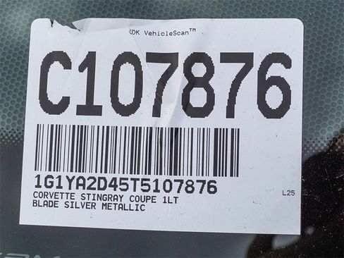 New 2026 Chevrolet Corvette Stingray Coupe w/ Battery Protection Package image 30