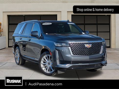 Used 2021 Cadillac Escalade Premium Luxury w/ Driver Assist Tech Package AWD/4WD image 1
