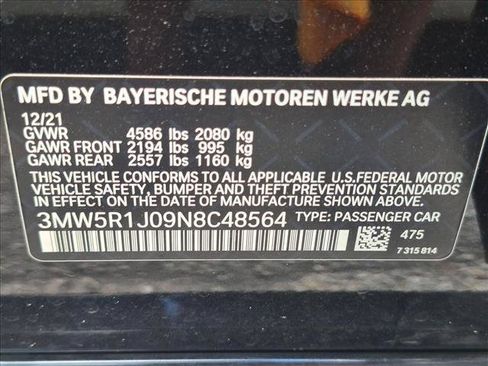 Used 2022 BMW 330i Sedan w/ Convenience Package RWD image 16
