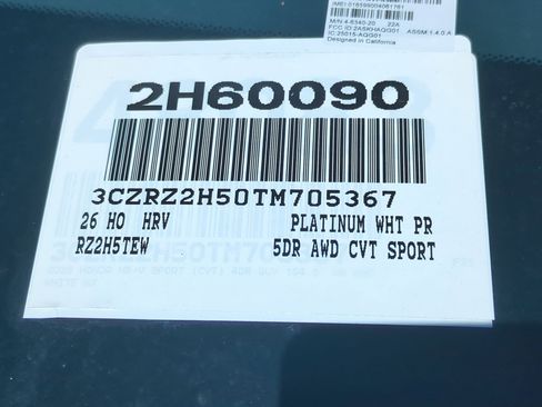 New 2026 Honda HR-V Sport image 18