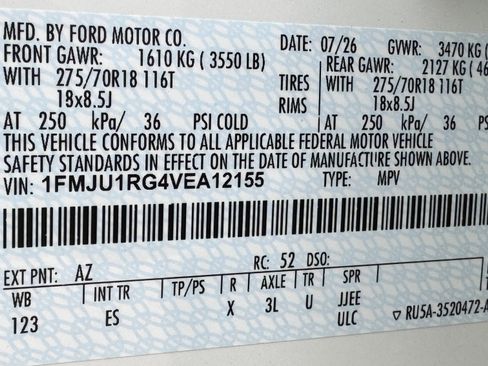 New 2027 Ford Expedition Tremor w/ Driver's Package AWD/4WD image 7