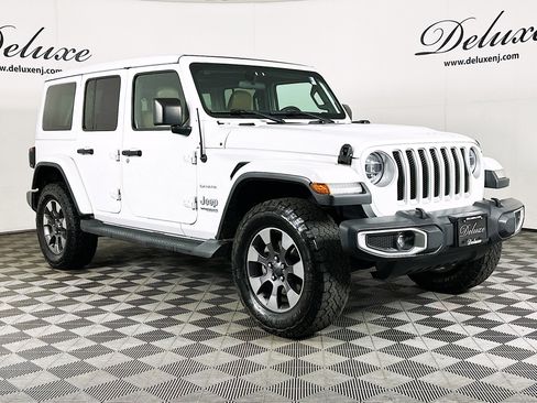 Used 2020 Jeep Wrangler Unlimited Sahara w/ LED Lighting Group AWD/4WD image 1