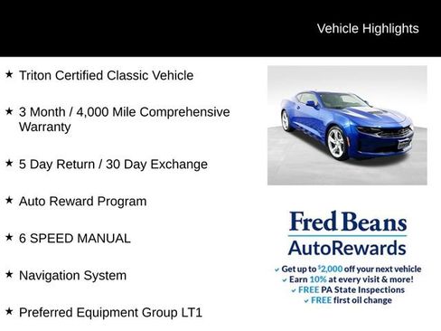 Used 2023 Chevrolet Camaro LT RWD image 5