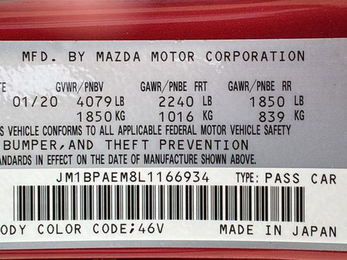 Used 2020 MAZDA MAZDA3 Premium w/ Leather, Moonroof, image 11