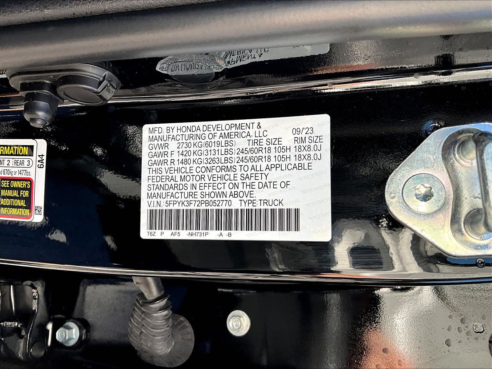 Used 2023 Honda Ridgeline RTL-E image 20