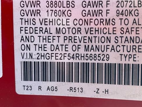 Used 2024 Honda Civic Sport image 26