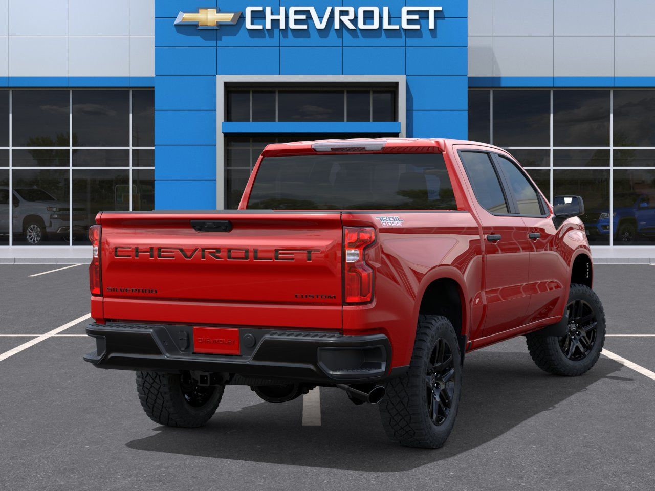 New 2026 Chevrolet Silverado 1500 Custom Trail Boss w/ Dark Appearance Package AWD/4WD image 4