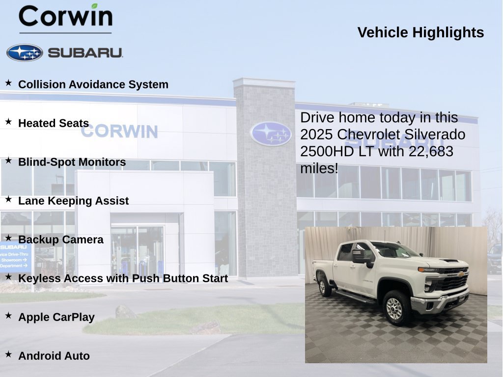 Used 2025 Chevrolet Silverado 2500 LT w/ Convenience Package AWD/4WD image 6