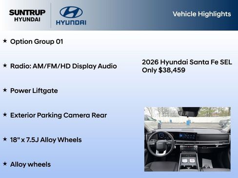 New 2026 Hyundai Santa Fe SEL AWD/4WD image 7