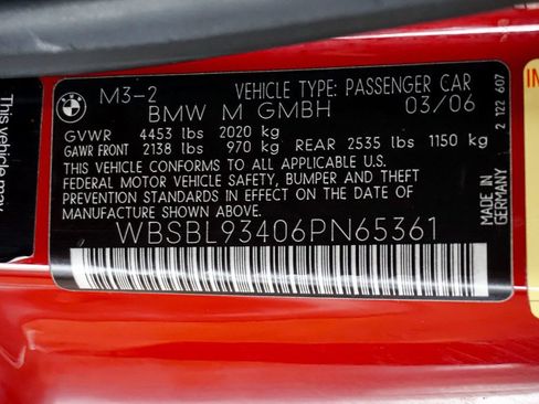Used 2006 BMW M3 Coupe RWD image 19
