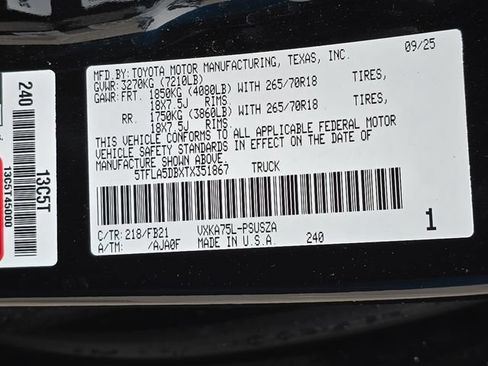 Used 2026 Toyota Tundra SR5 AWD/4WD image 35