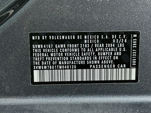 New 2026 Volkswagen Jetta S FWD image 29