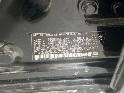 Used 2023 Honda HR-V EX-L image 31