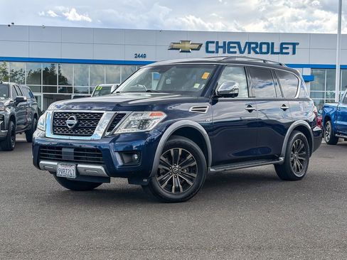 Used 2017 Nissan Armada Platinum w/ Captain Seat Package AWD/4WD image 1
